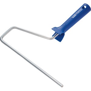 LUX Ersatzbügel 18 cm für Farbroller mit blauem Kunststoffgriff.