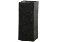 Pflanzgefäss Calais eckig Anthrazit (HxBxT) 20 x 20 x 50,5 cm