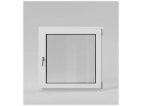 Roro Dreh-Kippfenster Standard Weiss/Weiss DIN rechts 100 x 100 cm