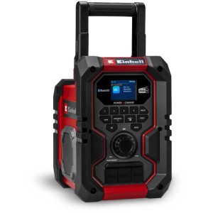 Radio a batteria Einhell TE-CR 18 Li DAB+ con trapano avvitatore a percussione TE-CD 18/44 Li-i.