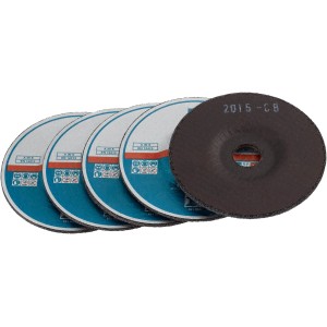 LUX Disques à tronçonner métal, lot économique, 5 pièces, diamètre 115 mm pour meuleuses d'angle.