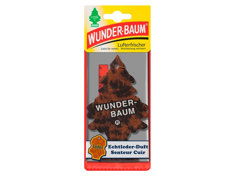 Wunderbaum® Leather, Leder - Original Auto Duftbaum