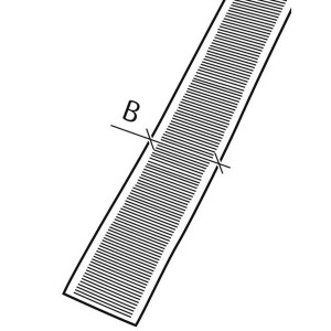 Bande auto-agrippante blanche Conacord en polyamide, largeur 20 mm, au mètre.