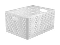 Rotho Aufbewahrungskorb Country A4+ Porcelain 28 l