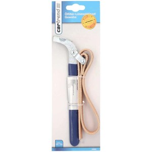 Chiave per filtro olio Cartrend con nastro in tessuto per allentare filtri olio e raccordi a vite.