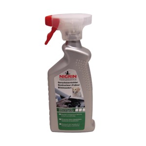 Nigrin Désodorisant 500ml pour auto et maison. Élimine rapidement les odeurs et apporte de la fraîcheur.