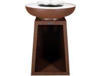 Plancha-Grill und Feuerschale Belize gerostet Ø 75 cm