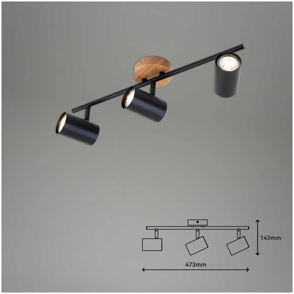 Faretto Sten Incasso Orientabile Briloner 8,6cm GU10 Cromo