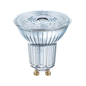 Lampada LED riflettente Osram PAR16 GU10, bianco caldo, 50W, confezione da 3