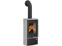Justus Kaminofen Reno R Speckstein Schwarz