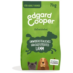 Edgard & Cooper cibo secco per cani adulti al agnello, sacco da 7kg. Alimento senza cereali con agnello per cani adulti.