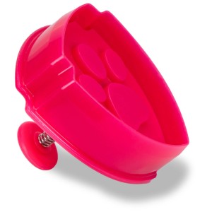 Pinker Paw Patrol Ausstecher mit Pfotenabdruck und Auswerfer für Plätzchen.