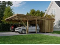 Alpholz Einzelcarport Aarhus Fichte (HxBxT) 244 x 600 x 504 cm