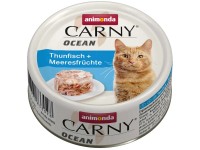 Carny Katzen-Nassfutter Ocean Thunfisch und Meeresfrüchte je 80 g / 12 Stk.