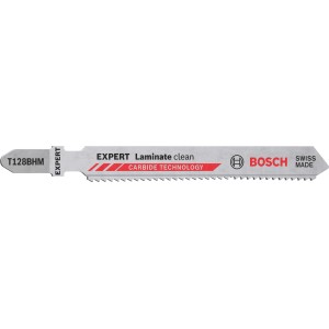 Lama per seghetto alternativo Bosch Expert Laminate Clean T 128 BHM, confezione da 2