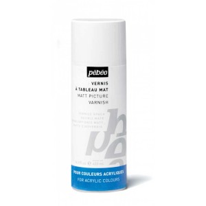 Pébéo Artist Acrylics Lackspray matt, 400ml Dose für Acrylfarben.