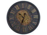 Wanduhr Thurso Metall Blau Ø 70 cm