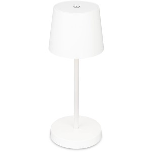 Lampe de table sans fil blanche Brilo 2,6W, dimmable, pour intérieur et extérieur. Lampe décorative avec chargement USB.