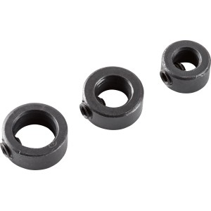Set arresto profondità LUX Classic, 3 anelli metallici per limitare la profondità di foratura (6, 8, 10 mm).