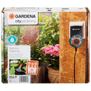 Kit d'arrosage pour balcon Gardena City Gardening, arrosage automatique jusqu'à 6 m de jardinières.