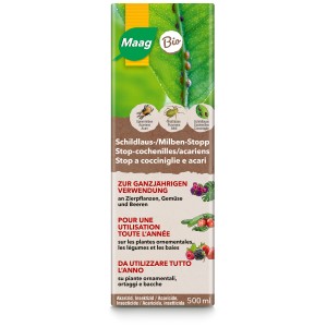 Maag Stop cochenilles et acariens 500ml pour plantes ornementales, légumes et baies.
