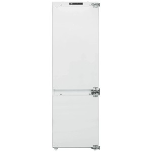 Weißer Sharp Einbau-Kühlschrank SJ-BD237E00X/CH-Norm mit 242 l Nutzinhalt.