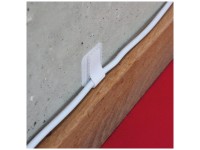 Fascetta serracavi di velcro Bianco 10 pz