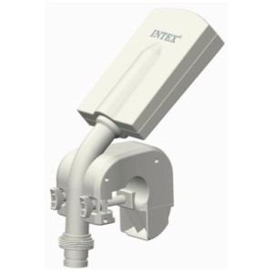 Fontaine d'eau LED multicolore Intex pour piscine, sans piles ni branchement.