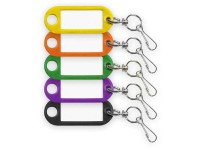 Schlüsselanhänger mit Karabinerhaken assortiert 5 Stk.