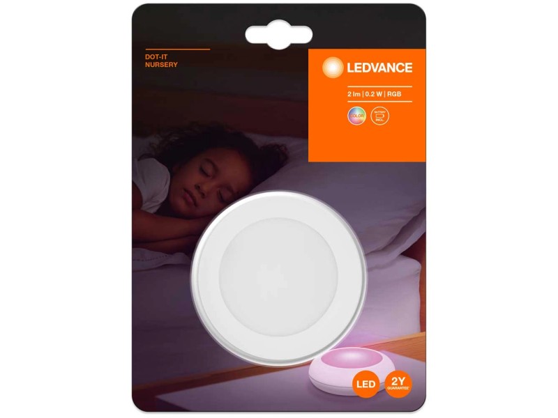 Ledvance Luce notturna LED Nightlux Hall Silver B. fred. Sens. mov