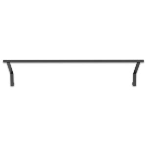 Cozze Étagère LED pour cuisine extérieure Elements 110 cm, revêtement en poudre noir.