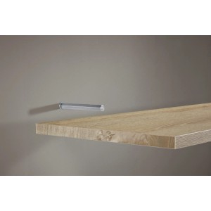 Support d'étagère hexagonal Strongfix en acier galvanisé pour fixation murale.