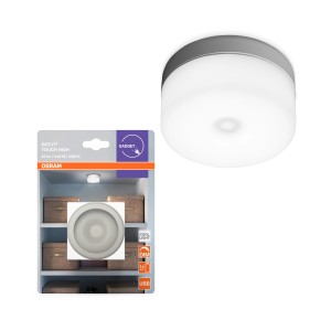 Osram LED DOT-it Touch, piccola luce notturna, dimmerabile, ricaricabile USB, 3,5x6,5cm.