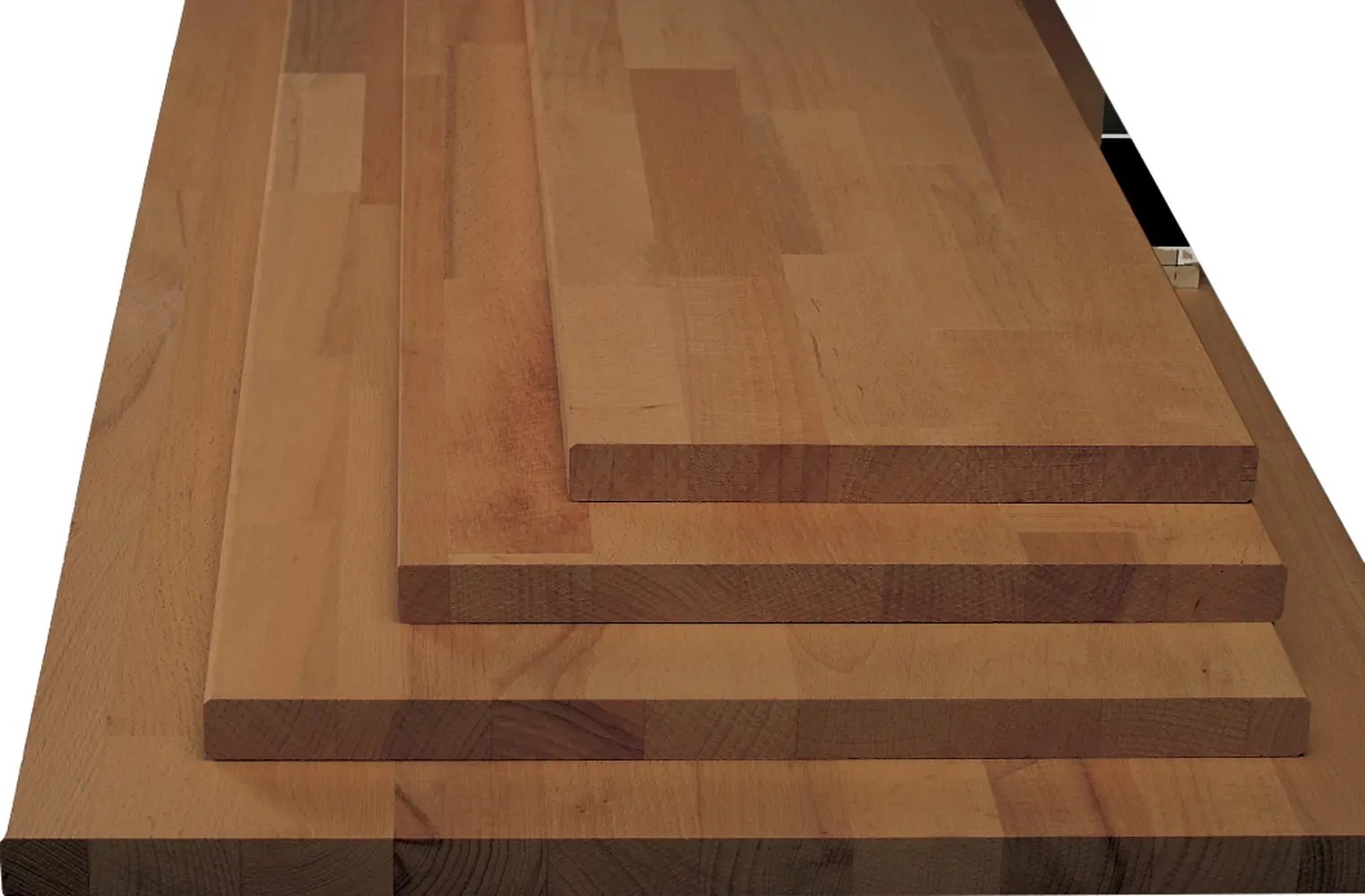 binderholz Tischplatte Leimholz Fichte 80 x 30 cm 18 mm