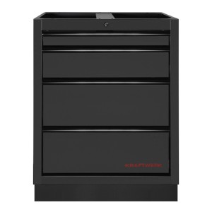 Kraftwerk Werkzeugschrank Mobilio Schwarz (HxBxT) 91 x 68 x 45,8 cm