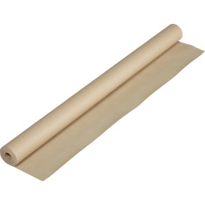 Rouleau de papier de protection LUX, 1 m x 20 m, en papier recyclé absorbant et antidérapant pour les travaux de rénovation.