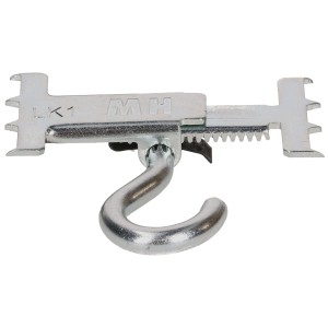 Griffe de lampe galvanisée 40-57mm pour fixation au plafond.