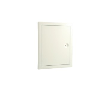 Sportello d'ispezione bianco Marley, 200x250 mm, in lamiera d'acciaio zincata per cartongesso.
