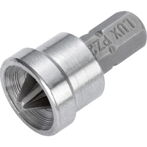LUX Innenausbau-Bit Classic PZ2 in acciaio robusto per avvitature precise.