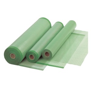Film de grillage vert pour jardin, largeur 2 m, en rouleau à découper.