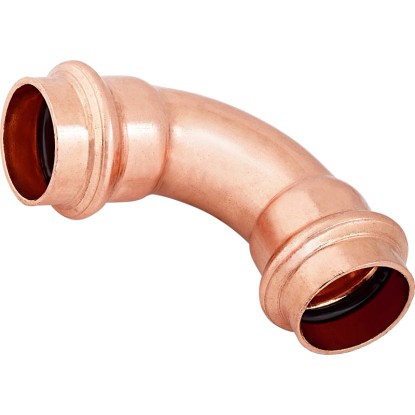 Curva a pressare 90° rame Ø 22 mm