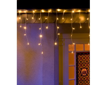 Konstsmide LED-Lichtervorhang 96 LEDs 24 x 11 cm Warmweiss