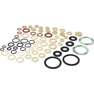KÖRO Set guarnizioni Casa & Giardino, 65 pezzi, vari colori e dimensioni.
