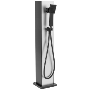 Doccia solare Steinbach Skyfall 40 l con doccetta, getto a pioggia e cascata per il giardino.