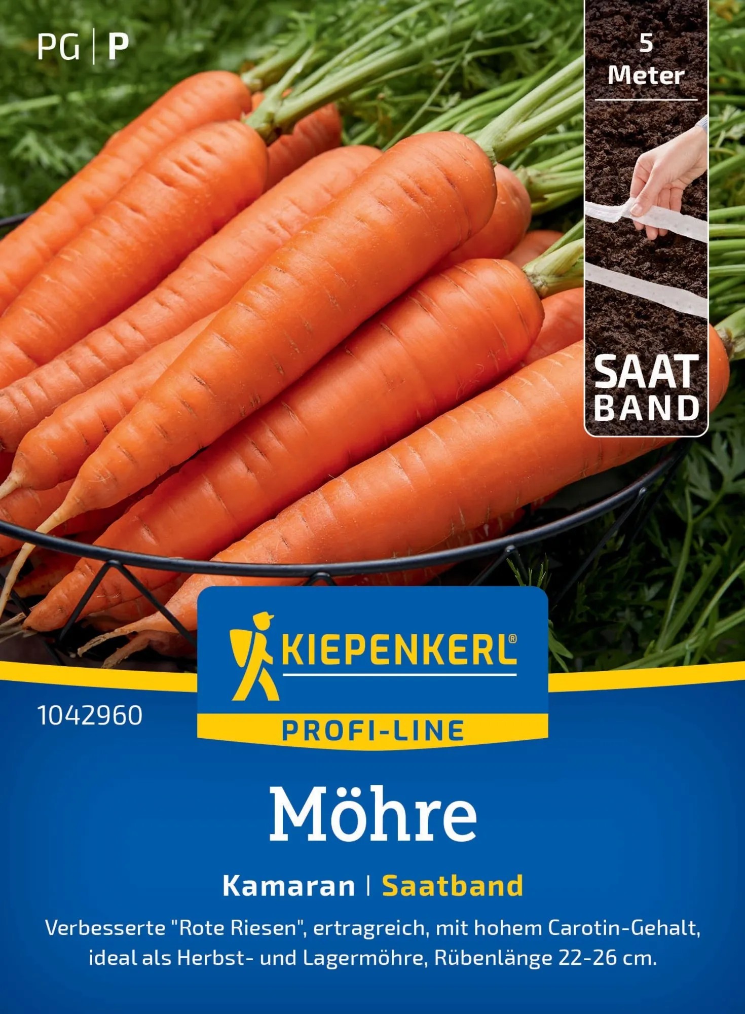 Kiepenkerl Saatgut Mhre Kamaran mit Saatband 5 lfdm