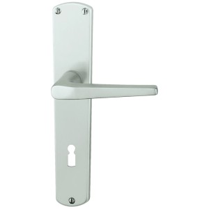Alpertec Langschild-Garnitur Maria, Aluminium eloxiert F1, Türbeschlag für Innentüren.