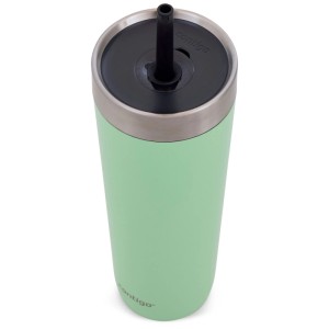 Contigo Tumbler No-Spill, verde, 720 ml, con cannuccia.