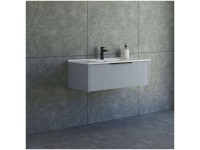 Waschtisch NOW Amber 1 Schublade Struktur Hellblau 101 cm