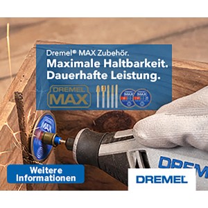 Disco da taglio metalli Dremel SC456DM in uso con miniutensile. Accessorio per tagli precisi.