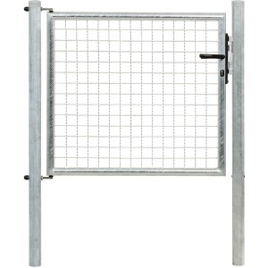 Portillon galvanisé à chaud (75x100 cm) pour grillage et clôture Fix-Clip Pro, avec poteaux.